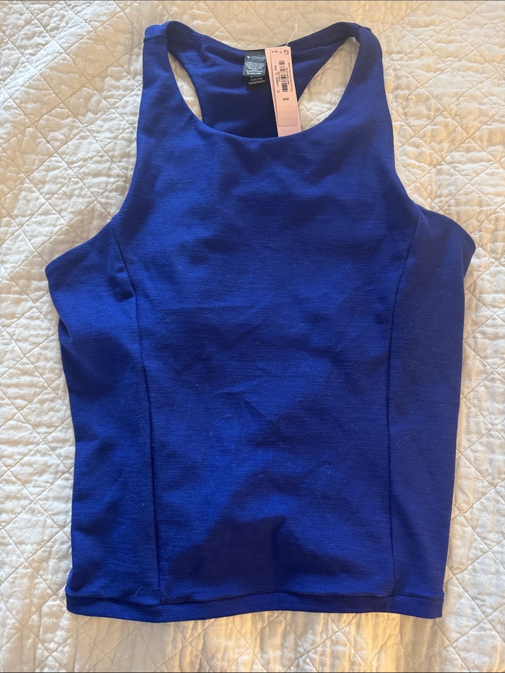 Victoria's Secret Activewear Blue Scoop Neck Tank